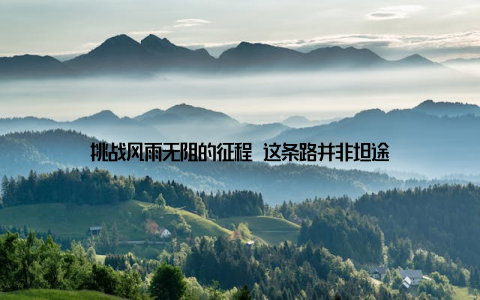 挑战风雨无阻的征程 这条路并非坦途