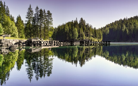 他们不仅是我的同事, 更是我的榜样