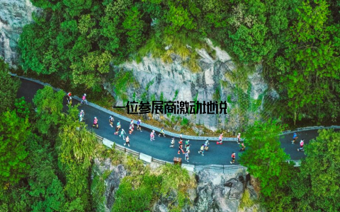 一位参展商激动地说