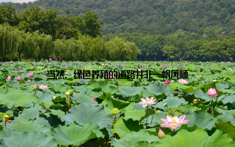 当然, 绿色养殖的道路并非一帆风顺