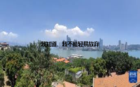 我知道, 我不能轻易放弃