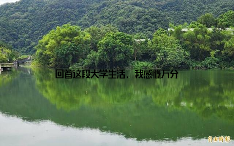 回首这段大学生活, 我感慨万分